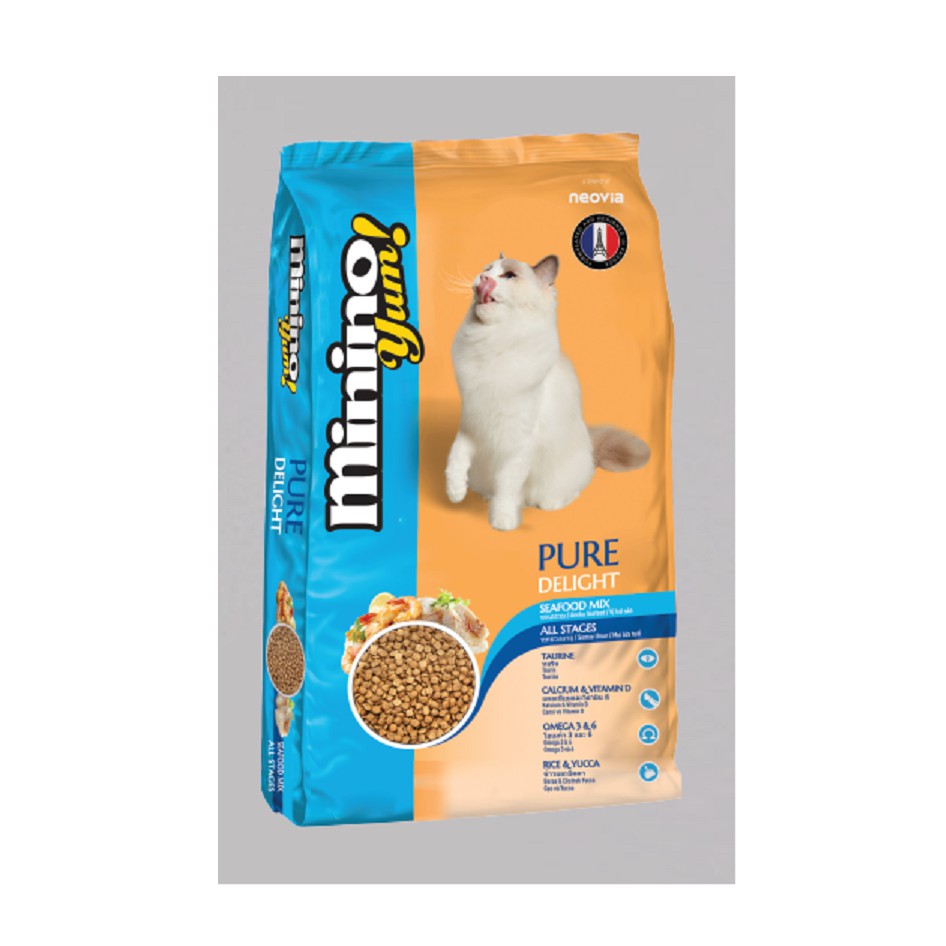 2 gói thức ăn mèo minino yum 1,5kg