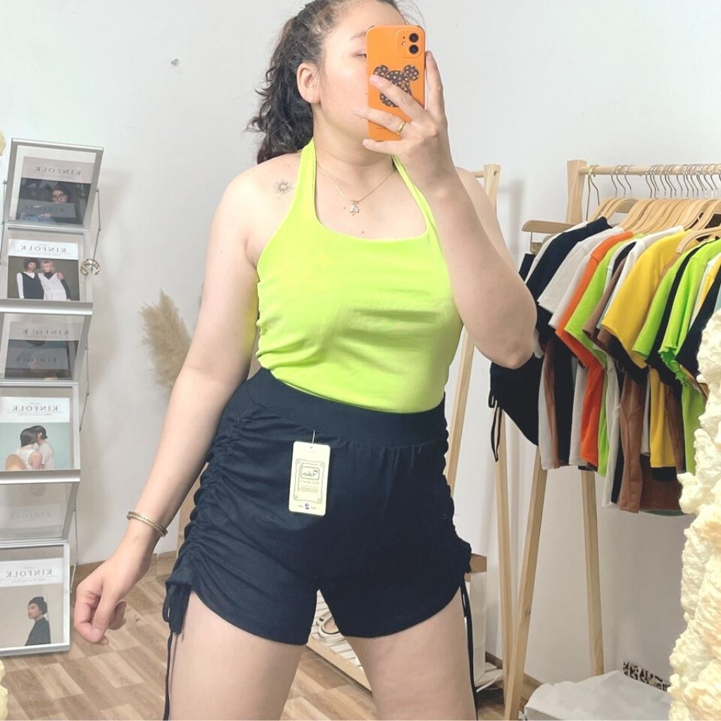 Quần đùi rút dây bigsize nữ, Quần short nữ bigsize ngoại cỡ từ 58-100kg QR | BigBuy360 - bigbuy360.vn