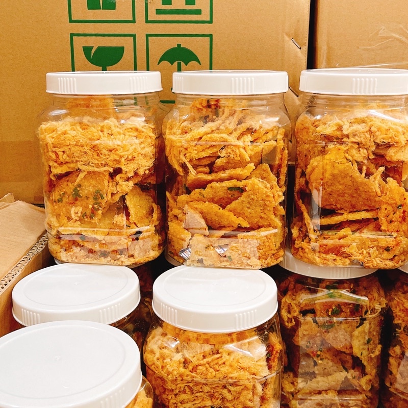 Cơm Cháy Chiên Mắm Hành Lắc Chà Bông-Hộp 500gr