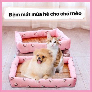 Đệm mát lót chiếu điều mùa hè cho chó mèo