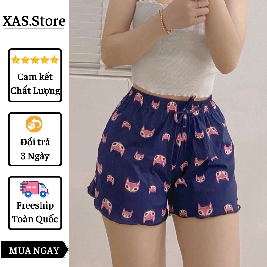 Quần đùi nữ mặc nhà 💥 GIÁ TỐT NHẤT 💥 quần đùi thái chất cotton co giãn mềm mịn thoải mái XAS Store | BigBuy360 - bigbuy360.vn