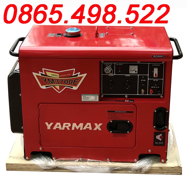 Máy Phát Điện Chạy Dầu 3Kw Yarmax YM3700E