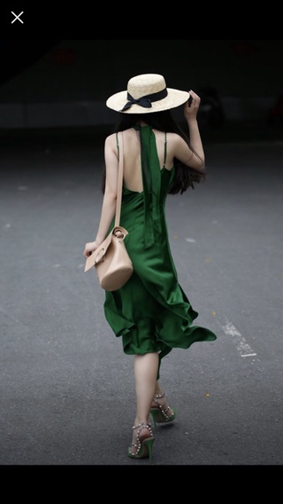 Đầm lụa 2 dây hot hit