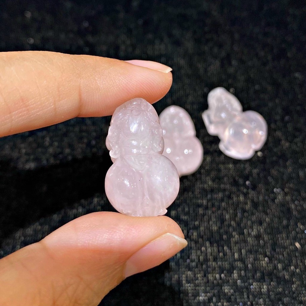 Cụ Tỳ Hưu Rose Quartz màu hồng thiên nhiên Tặng kèm móc bạc TH095 - Hợp mệnh Hỏa, Thổ