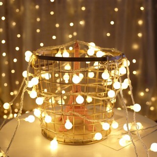Dây đèn led trang trí dài 3 mét 20 bóng tròn cherry ball