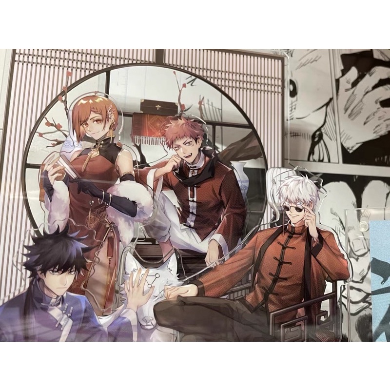Standee mô hình cổ phục Jujutsu Kaisen