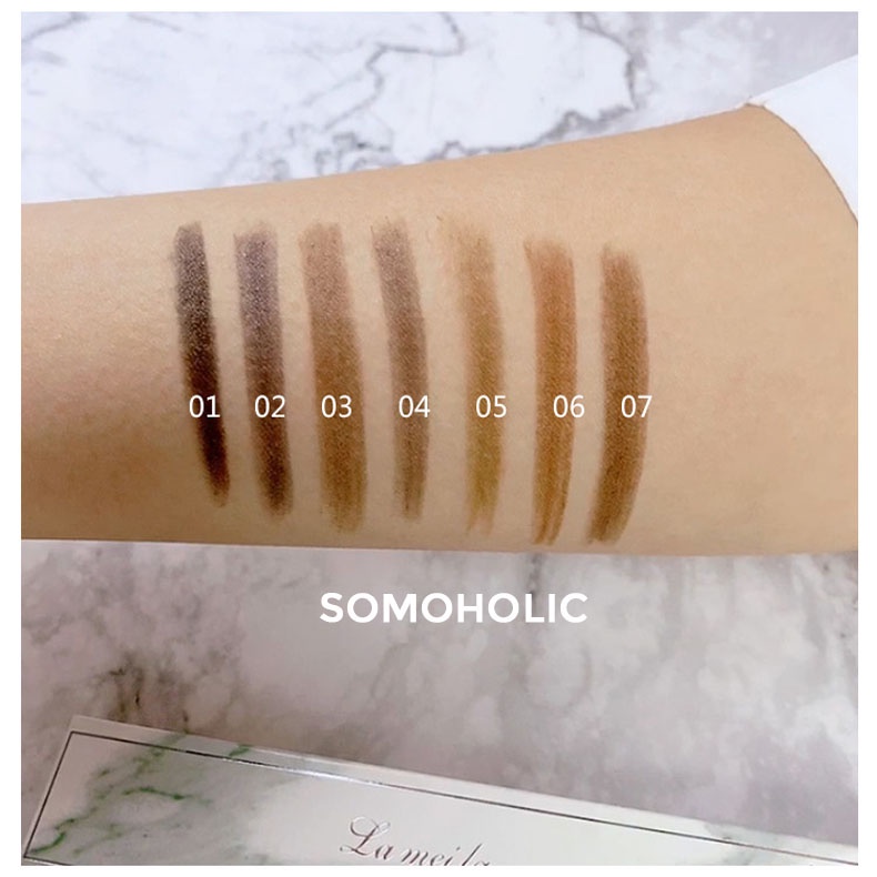 Chì kẻ mày hai đầu nội địa trung vân đá  lâu trôi Lameila Somoholic CKM1 | BigBuy360 - bigbuy360.vn