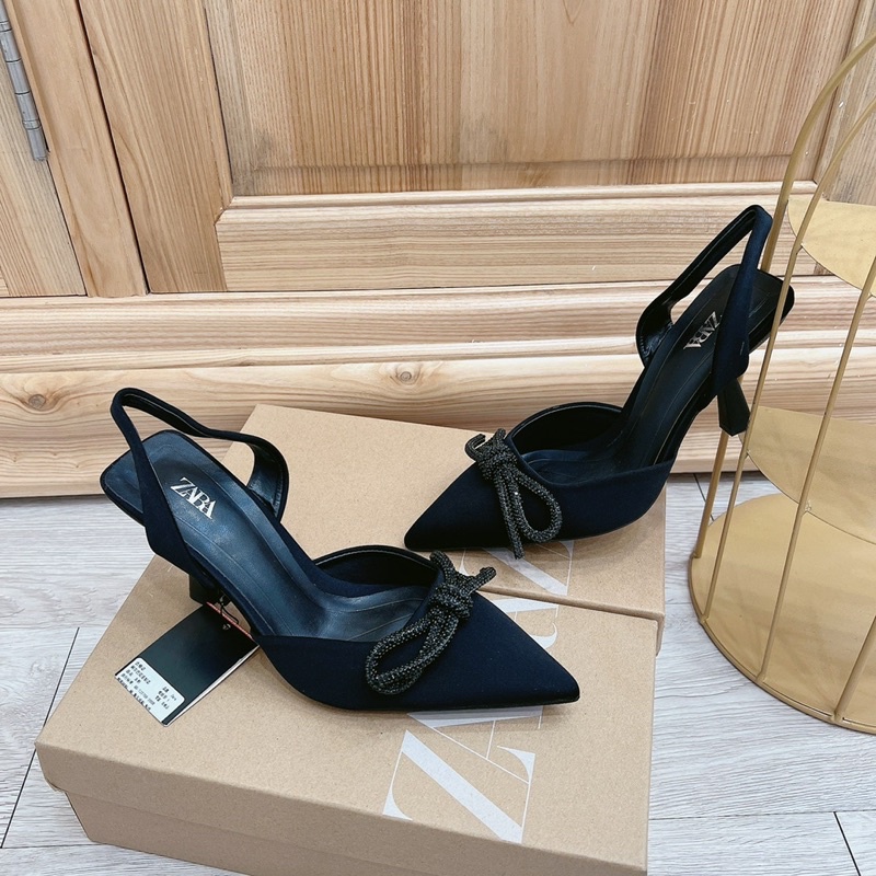 XĂNG ĐAN LỤA CAO 7cm NƠ ĐÁ ĐEN