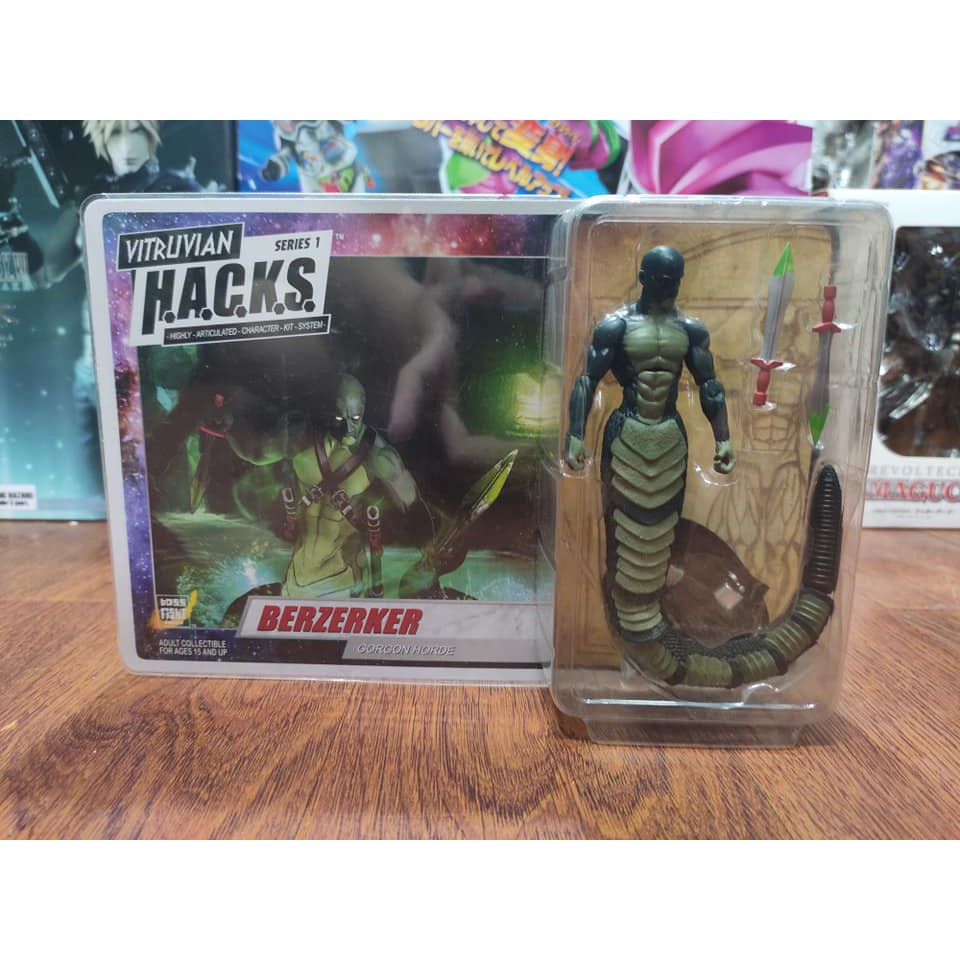 (CÓ SẴN) MÔ HÌNH CHÍNH HÃNG BOSS FIGHT STUDIO VIRUVIAN H.A.C.K.S SERIES 1 BERZERKER GORGON HORDE | BigBuy360 - bigbuy360.vn