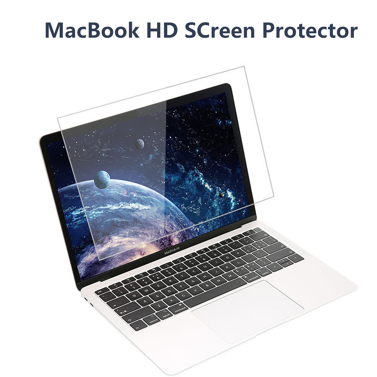 Miếng Dán Bảo Vệ Màn Hình/ Bàn Phím Vỏ Bọc Cốc Sạc Bằng Silicon Dành Cho Macbook Air11 / 12 / 13 / 13 | BigBuy360 - bigbuy360.vn