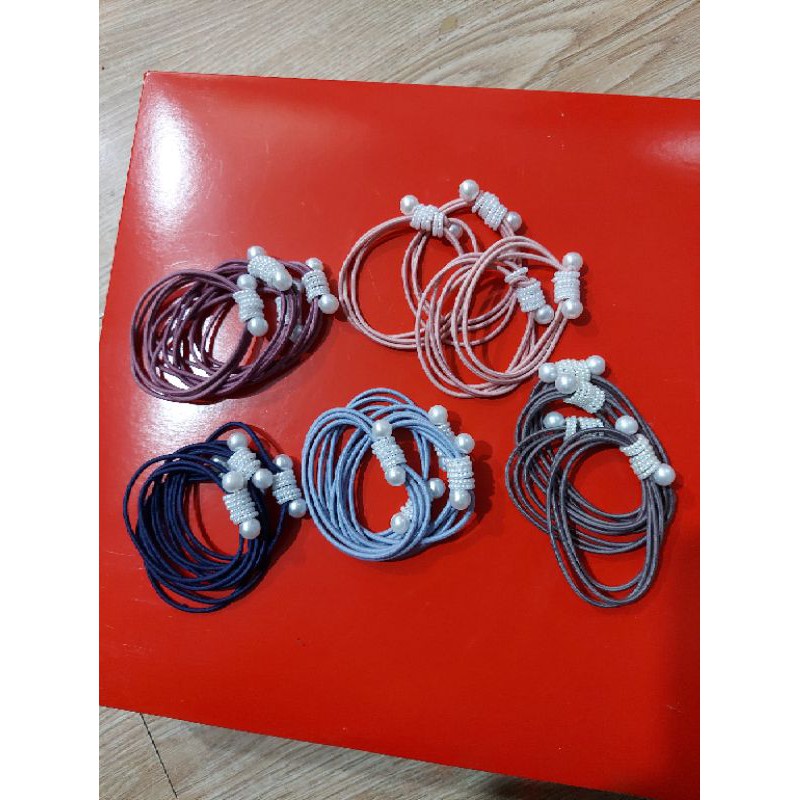 chun buộc tóc 3 sợi nhiều màu chắc chắn