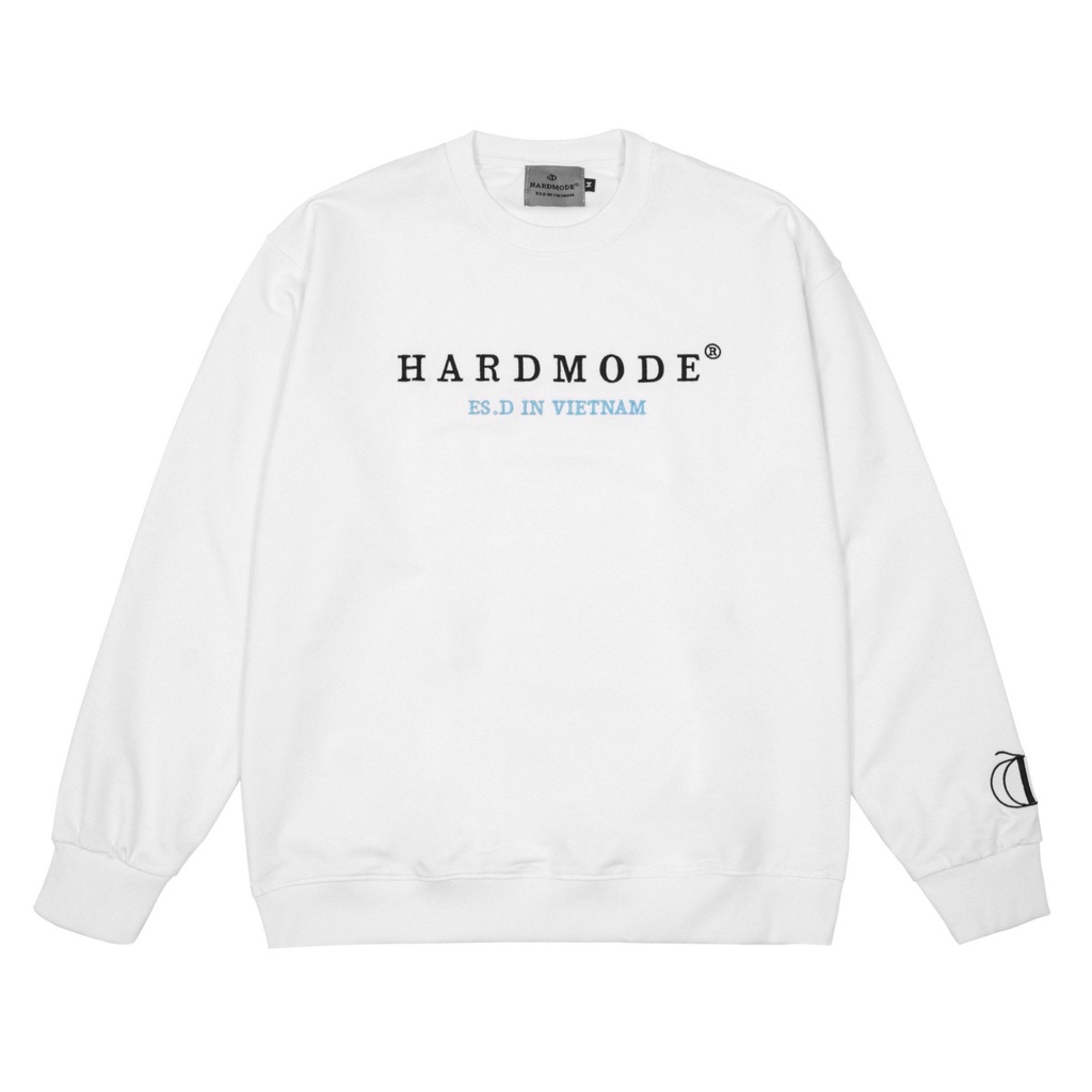 Áo Sweater HARDMODE Basic Chính Hãng - Trắng