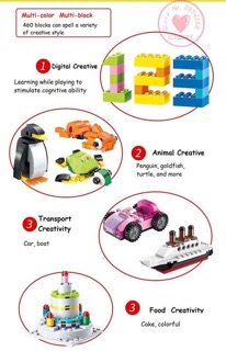 Bộ Lego 460 chi tiết!!