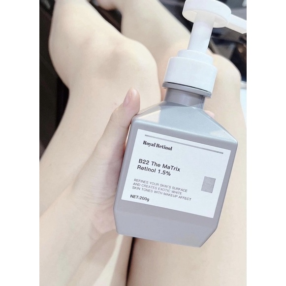 Kem Body Royal Retinol B22 The Matrix Kem Kích Trắng Da Toàn Thân 200ml Chính Hãng