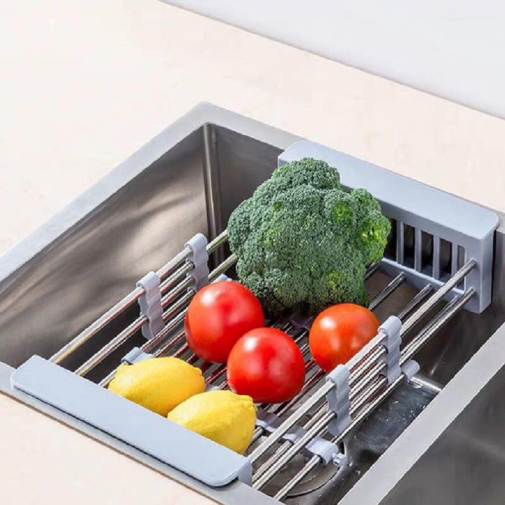 Khay inox co giãn