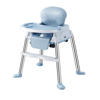 Ghế Ăn Dặm Ấm Gift Décor Cho Bé Mới Tập Ngồi Có Thể Gập Gọn Tiện Lợi - Bao Gồm Ghế, Đệm Da , Bánh Xe Chắc Chắn