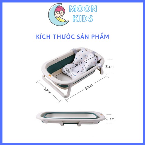 Chậu Tắm Gấp Gọn BellyBaby Với Size Lớn Thoải Mái Cho Bé - Tiện Lợi Cho Mẹ