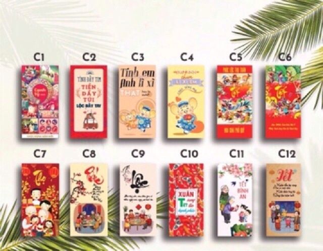 Lốc 10 Bao Lì Xì Tết 2023 Xinh Xắn