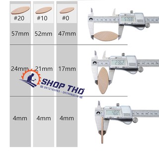 Mộng bánh quy cỡ 10 (túi 100 miếng)
