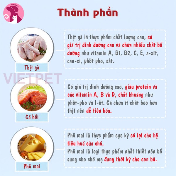 Snack dinh dưỡng cho thú cưng Bow Wow mix đủ vị