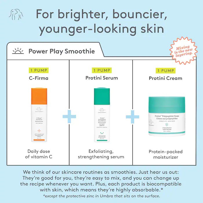 DRUNK ELEPHANT 🌿 Tinh chất chống lão hoá Protini™ Powerpeptide Resurfacing Serum with Lactic Acid