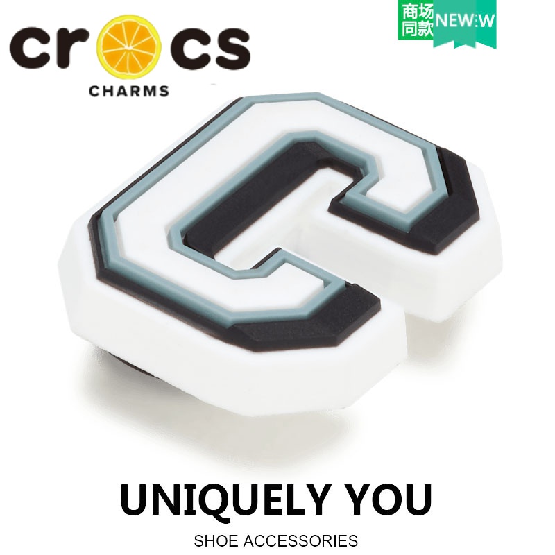 Khóa Cài Giày crocs Bằng Nhựa Hình Chữ Cái A-Z Số 0-9 Trang Trí Thời Trang
