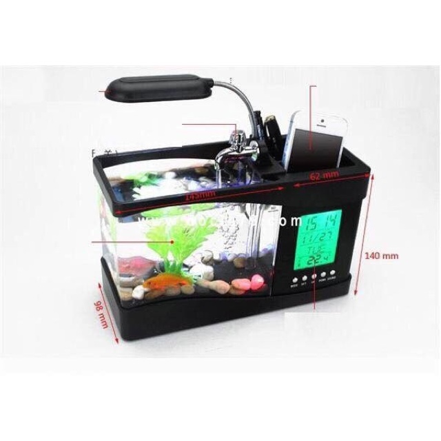 Bể cá phong thuỷ để bàn