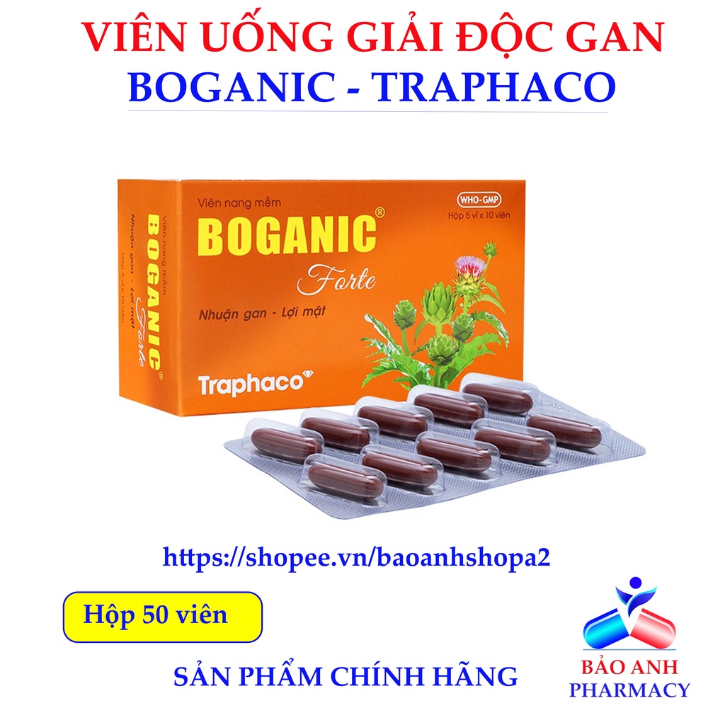 Viên uống Giải độc gan Boganic - Traphaco - Hàng chính hãng