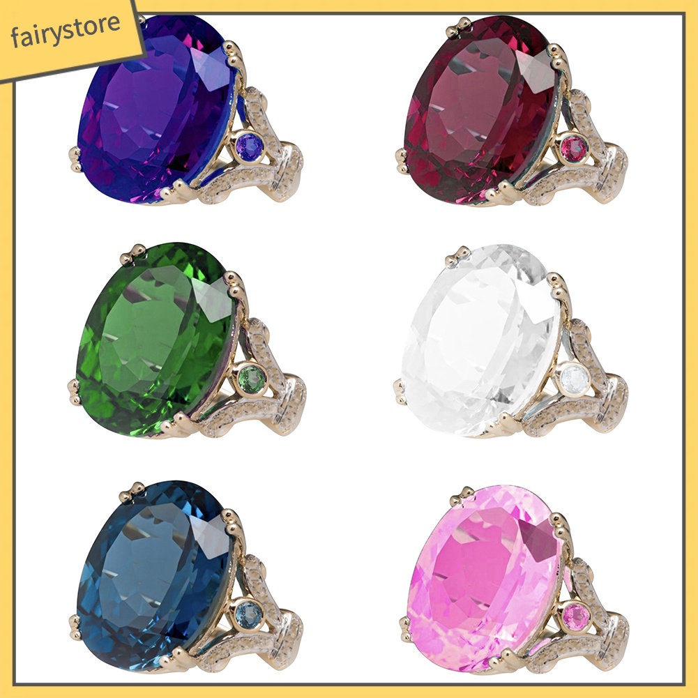 Nhẫn đính đá kiểu dáng sang trọng thanh lịch dành cho nữ