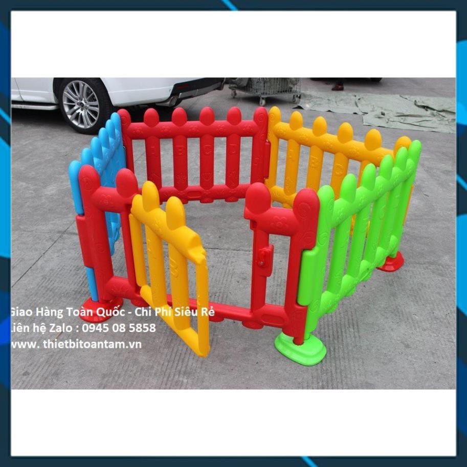 ( HÀNG SẴN )  Hàng rào nhựa lớn cho bé là sản phẩm được nhiều gia đình, khu vui chơi trẻ em, trường mầm non