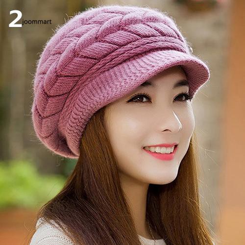 Mũ len beret thiết kế thời trang dễ thương cho nữ