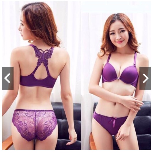 Bộ Đồ Lót Cánh Bướm Sexy Cài Ngực Trước(Ảnh Thật) | BigBuy360 - bigbuy360.vn