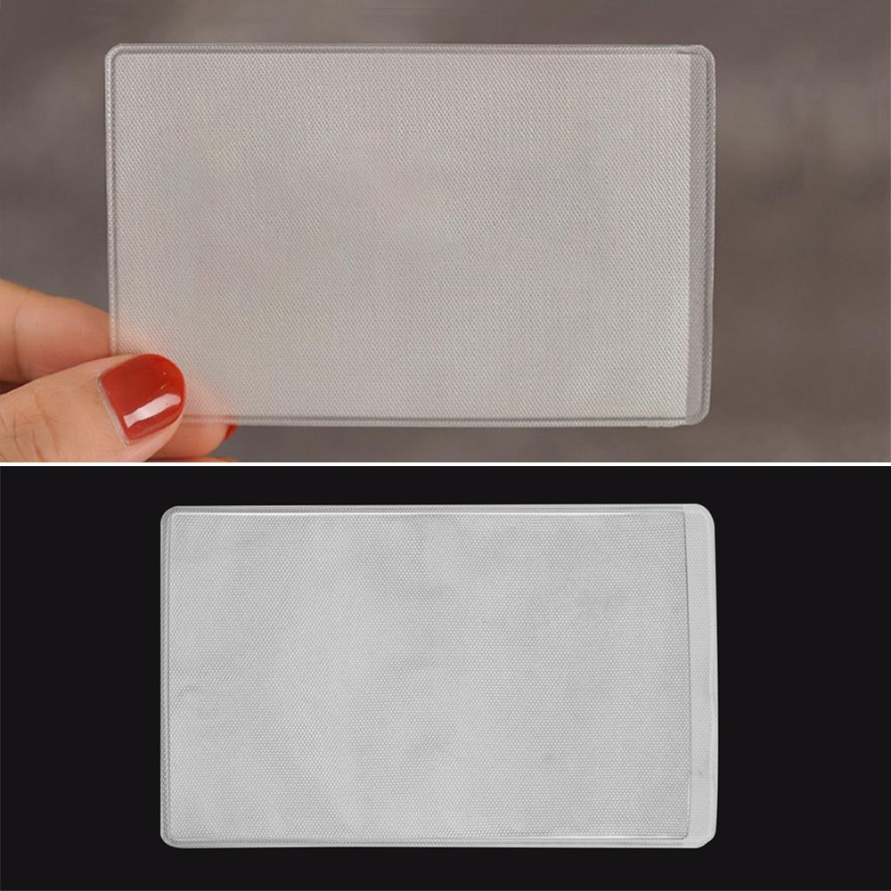 MIHAN1 Ví Đựng Thẻ ID Bằng Nhựa PVC Chống Trộm