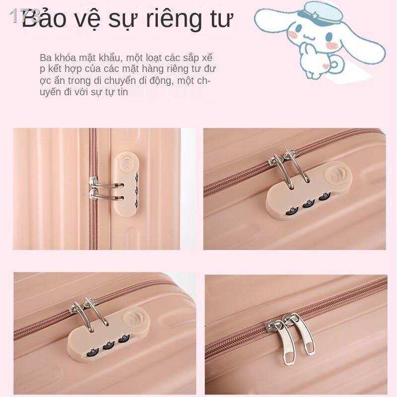 [Mới nhất ]Vali chó Yugui phim hoạt hình nữ sinh dễ thương Hộp đựng xe đẩy 18 inch ròng người nổi tiếng cabin Nhật Bản g