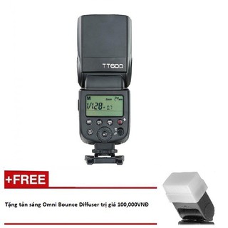 Đèn flash godox tt600 cho canon, nikon, sony, pentax - gn60 - hss 1/8000s remote 2.4ghz - tặng kèm tản sáng omni bouce