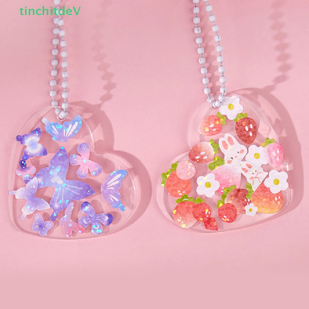 [TinchitdeV] Băng Keo Dán Trang Trí Thủ Công Cắt Laser Hình Trái Tim Dễ Thương DIY [Mới]