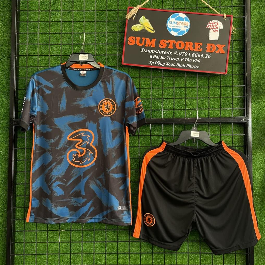 Quần Áo Đá Bóng CLB Chelsea 3rd_Mẫu Áo Đấu Hot, Giá Tốt 2021-2022 ❕