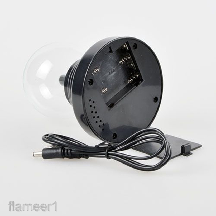 [Flameameer1] Đèn Plasma Đế Đen Bóng Plasma Ma Thuật Cổng USB Cho Bữa Tiệc