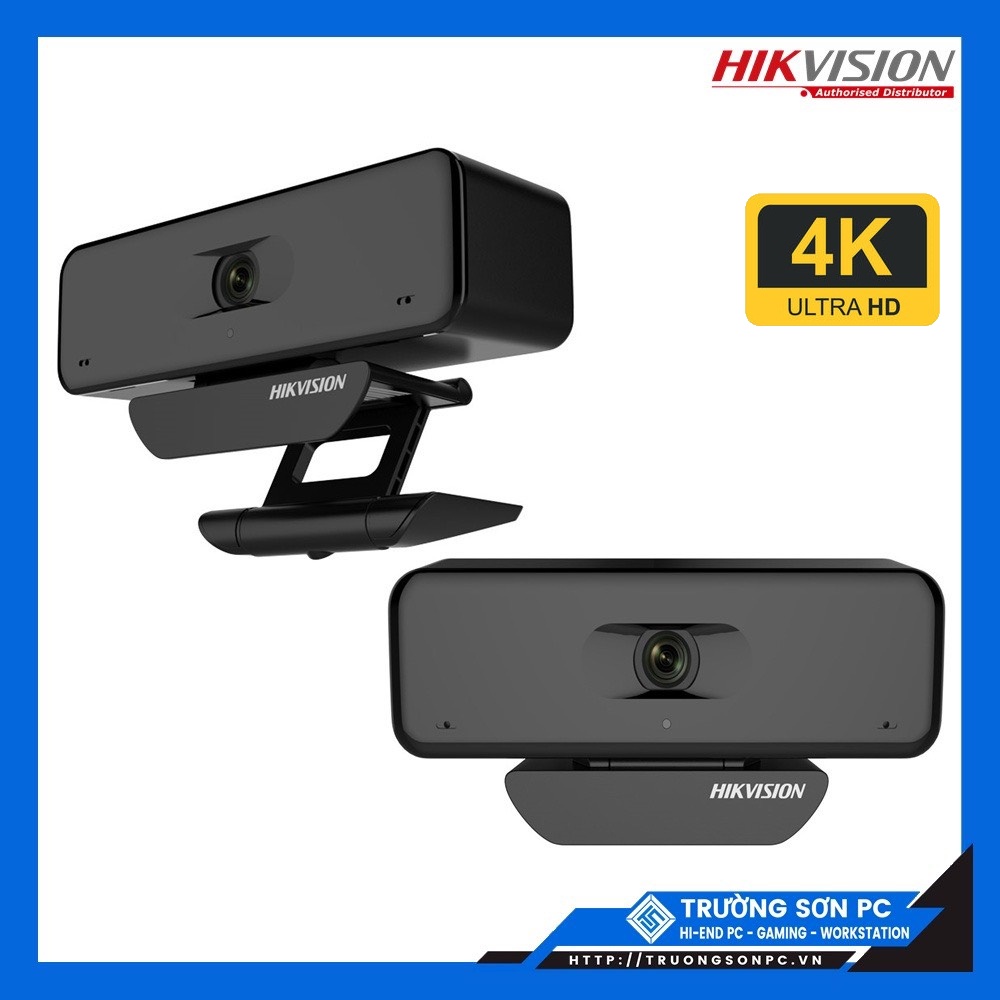 Webcam Máy Tính PC Livestream 4K Siêu Nét Hikvision DS-U18 Tích Hợp Míc Âm Thanh Rõ Ràng | BH 24 Tháng