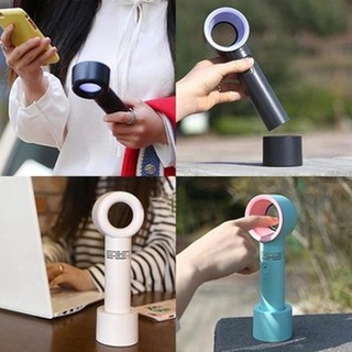 Quạt Không Cánh Cầm Tay Mini - Quạt Sạc Tích Điện