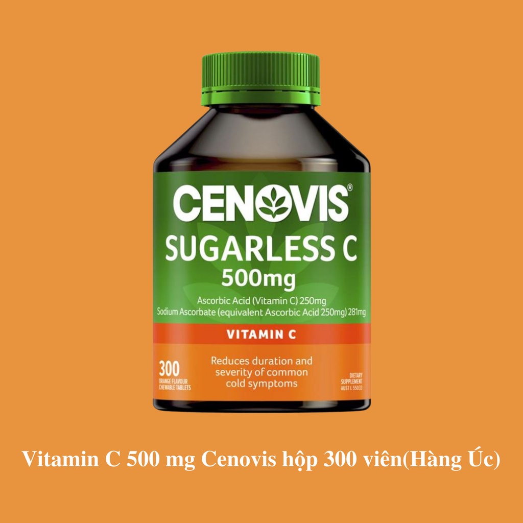 Vitamin C 500 mg Cenovis hộp 300 viên(Hàng Úc)