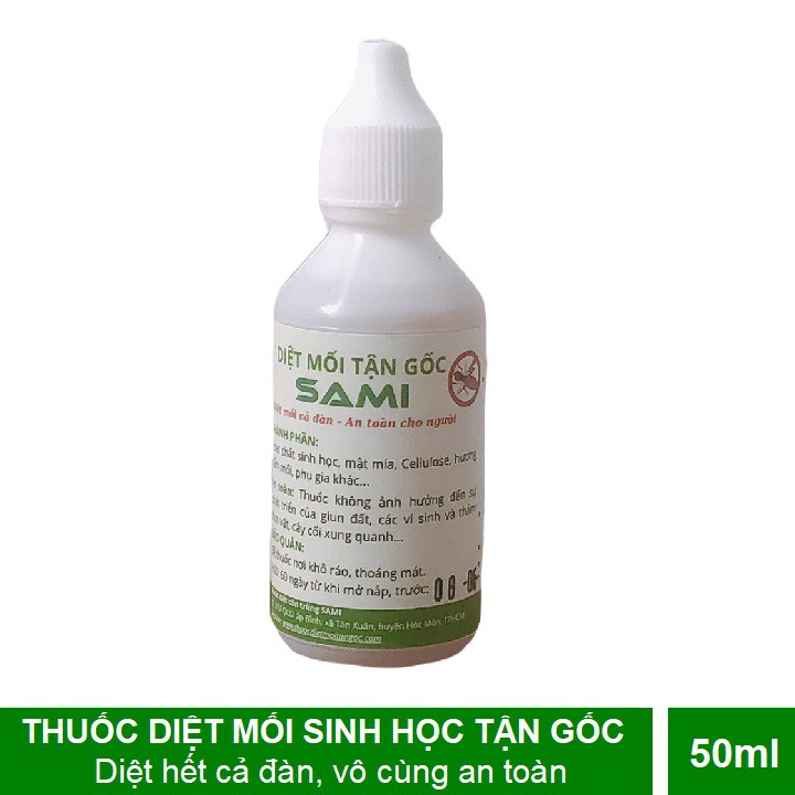 Thuốc diệt mối tận gốc SAMI, diệt tận gốc mối mà không ảnh hưởng sức khoẻ