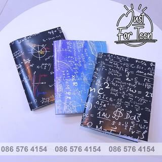 Set 3 Giấy Bao Tập Chủ đề môn học - Bọc vở học sinh yêu Toán Lý Công thức - Hình Thật, in theo yêu cầu