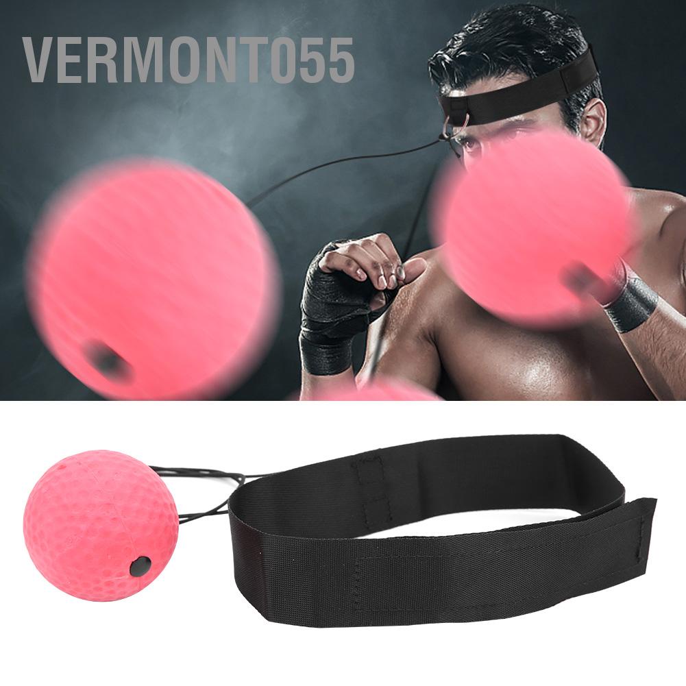Vermont055 Headband Boxing Fighting Reaction Training Phản ứng đấm bóng Giảm áp lực Nguồn cung cấp thể dục