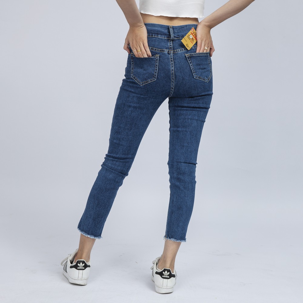 Quần Jean Nữ Co Dãn Cạp Cao 2 Nút Co Giãn Thời Trang Cao Cấp Giãn QR06. InsideShop.03 | BigBuy360 - bigbuy360.vn