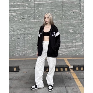 Áo khoác ombre zip hoodie