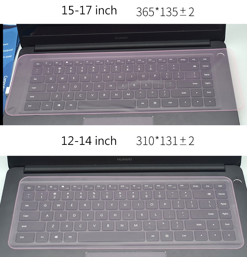 Tấm phủ bàn phím silicon chống nước chống bụi thích hợp cho Macbook 12-14 inch và 15-17 inch