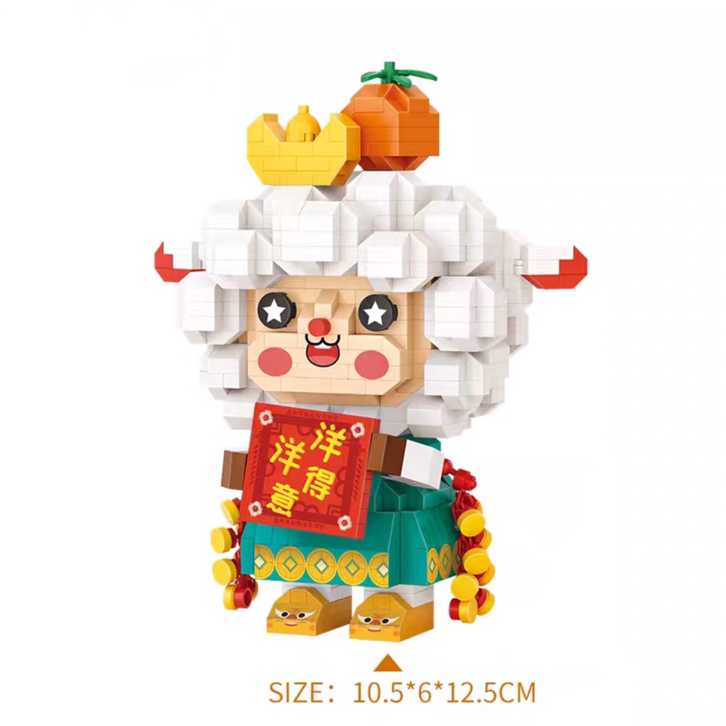 Đồ Chơi Lắp Ghép Mô hình Lego Nhân vật kinh kịch Trung Hoa cho bé trí tuệ thông minh sáng tạo