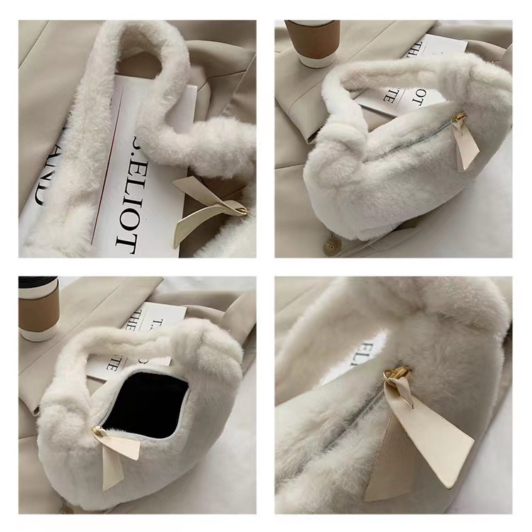 Sf9382 Túi Xách Đeo Vai Flannel Mềm