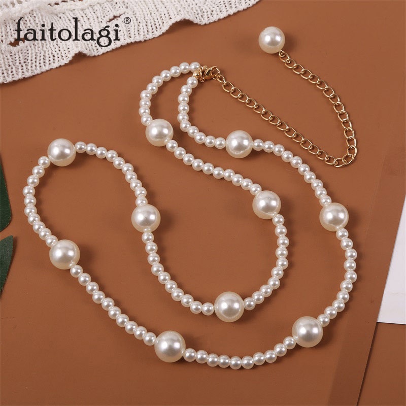 Thắt lưng dây mảnh đính ngọc trai nhân tạo thời trang mới dành cho nữ